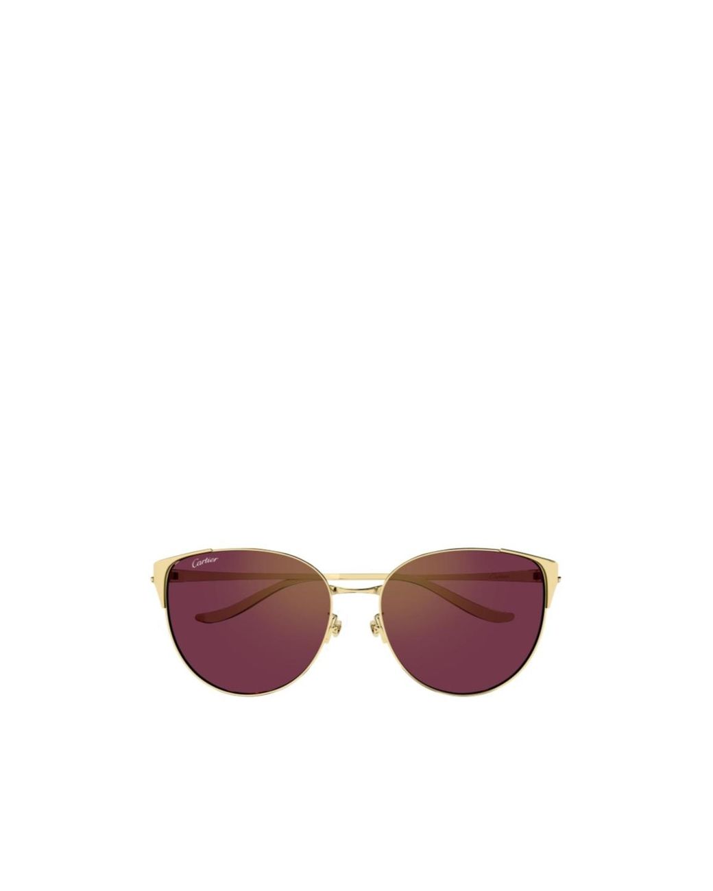 Cartier Purple Cat-Eye-Frame Sunglasses for men