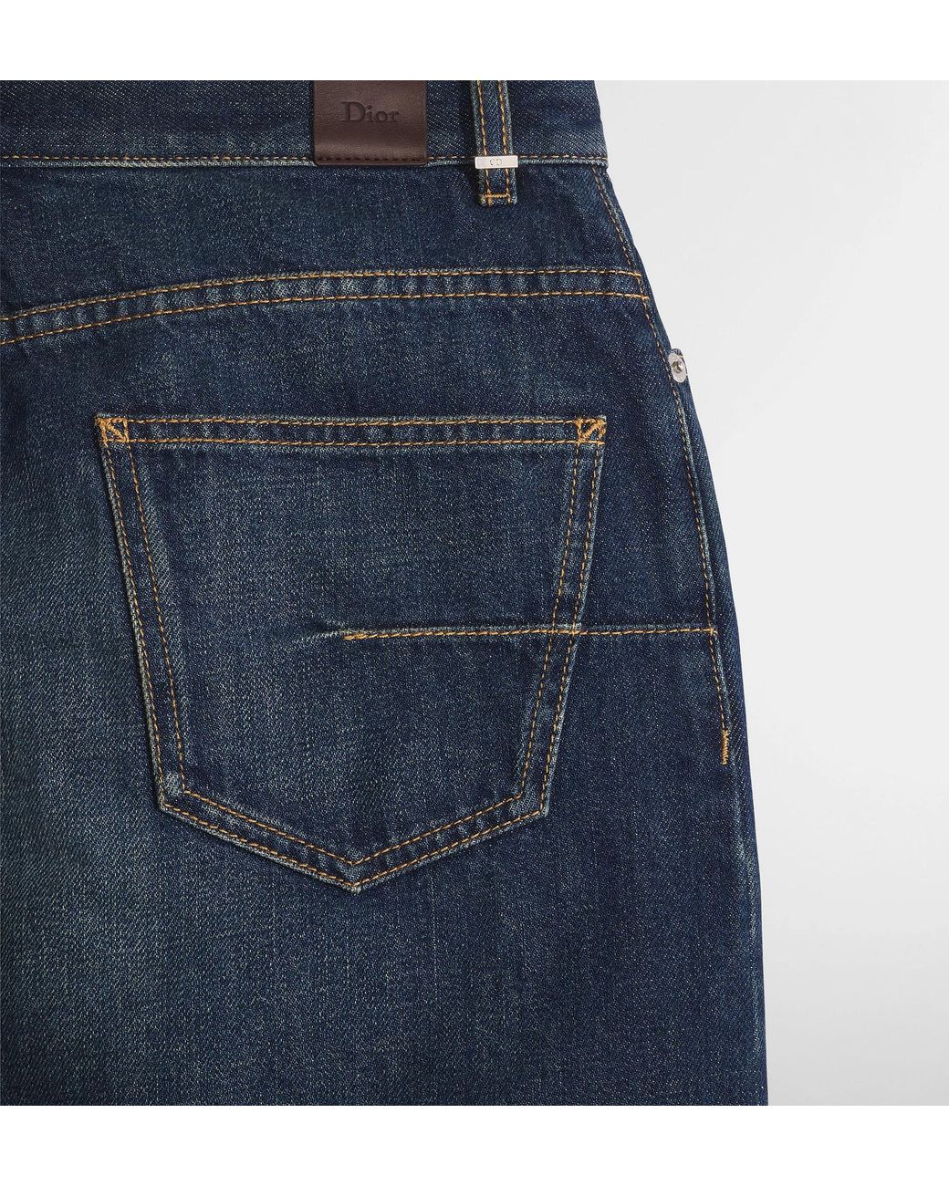 Dior Blue Pencil Skirt