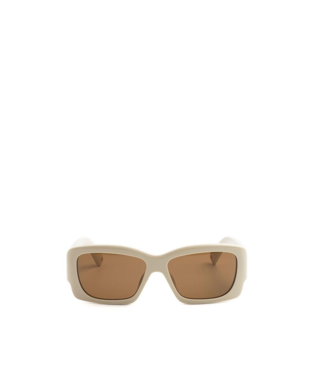 Jacquemus White Full Frame Sunglasses