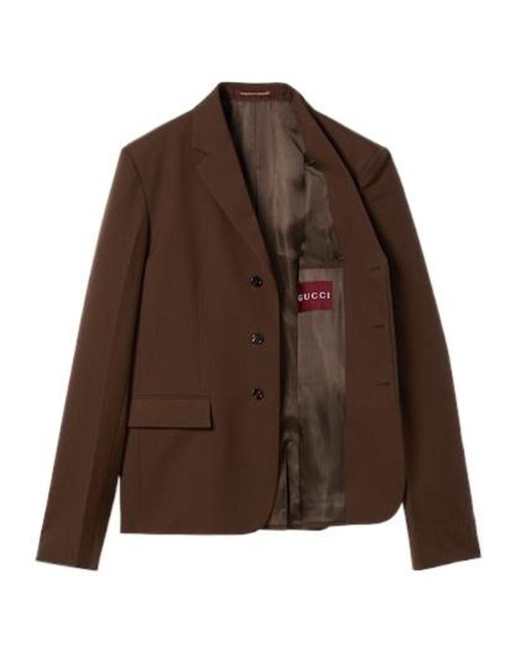 Gucci Brown Embossed Jacket for men