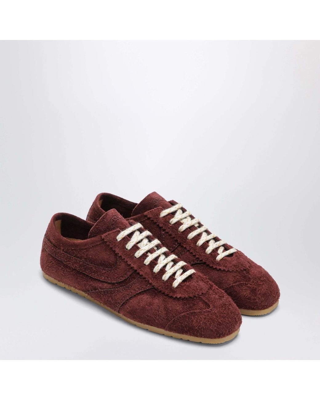 Dries Van Noten Brown Lace-Up Sneakers