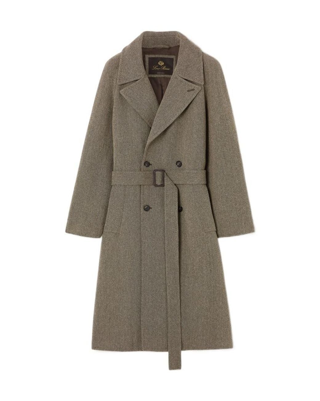 Loro Piana Gray Adrien Coat for men
