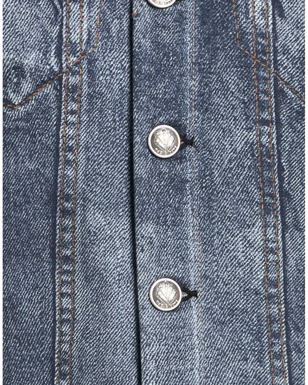 Rag & Bone Blue Denim Waistcoats