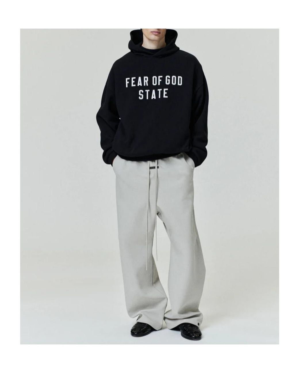 Fear Of God Black 90's Hoodie for men