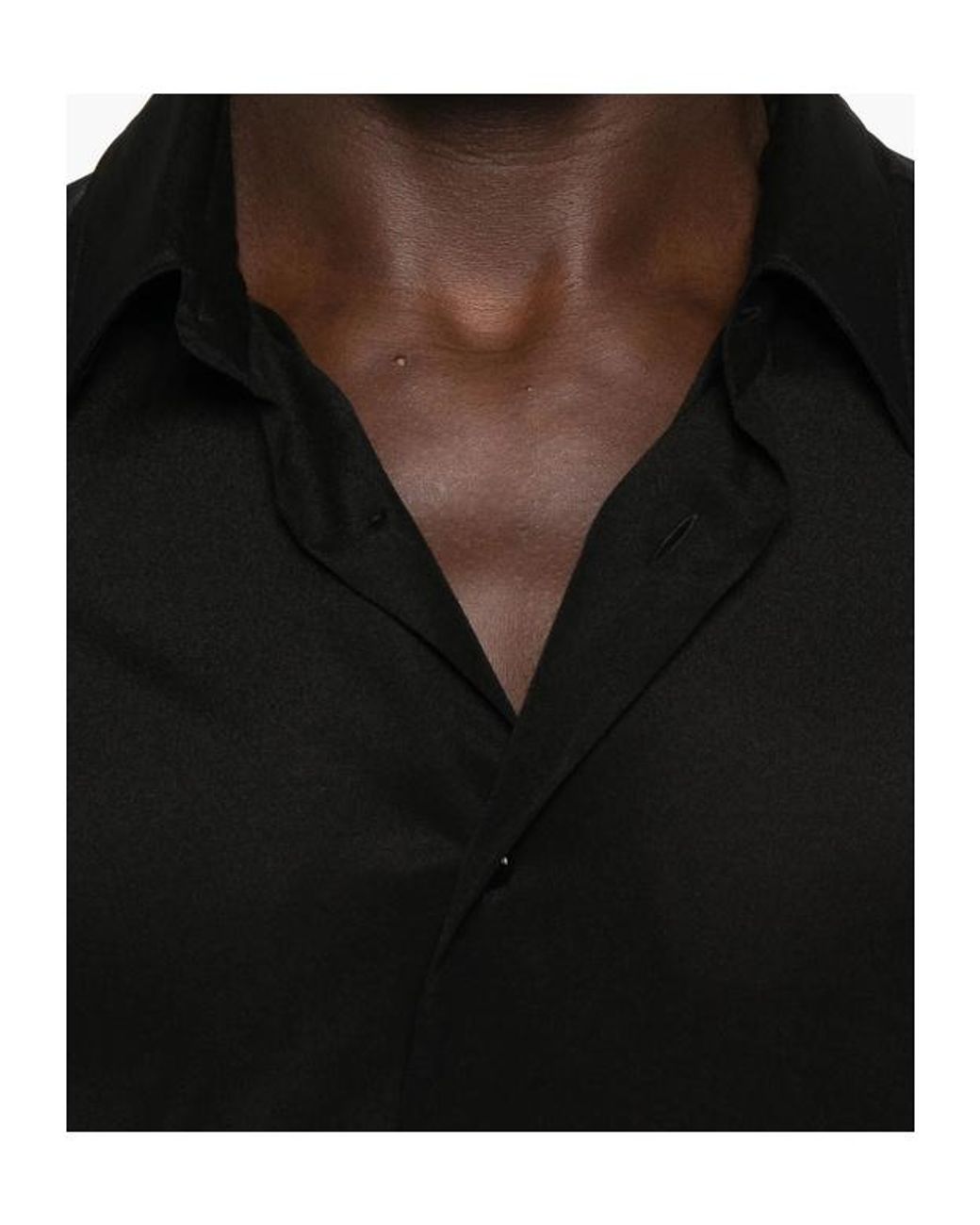Mazzarelli Black Button-Down Long-Sleeved Shirt for men
