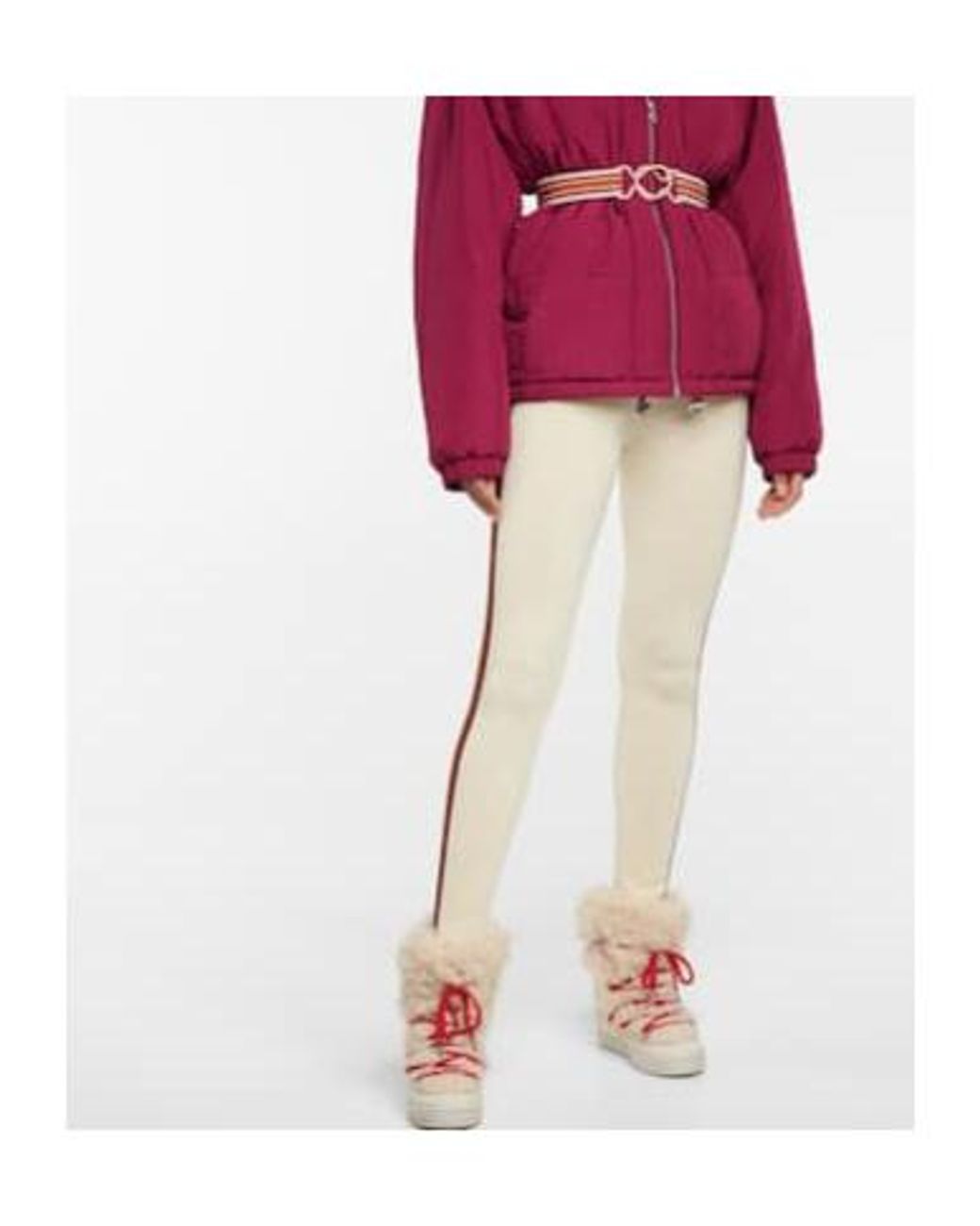 Isabel Marant Natural Jacquard Leggings