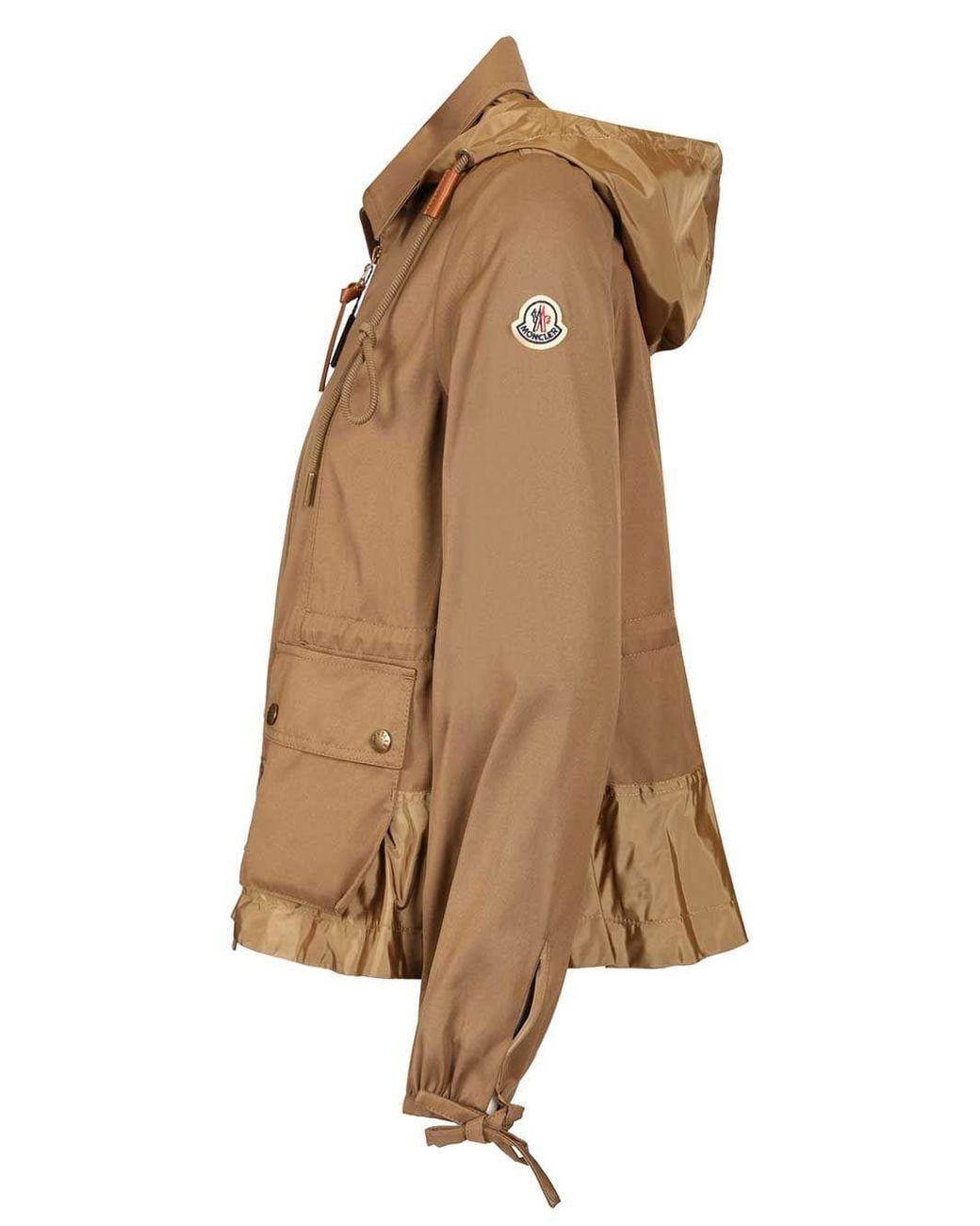 Moncler Brown Adenium Drawstring Hooded Jacket