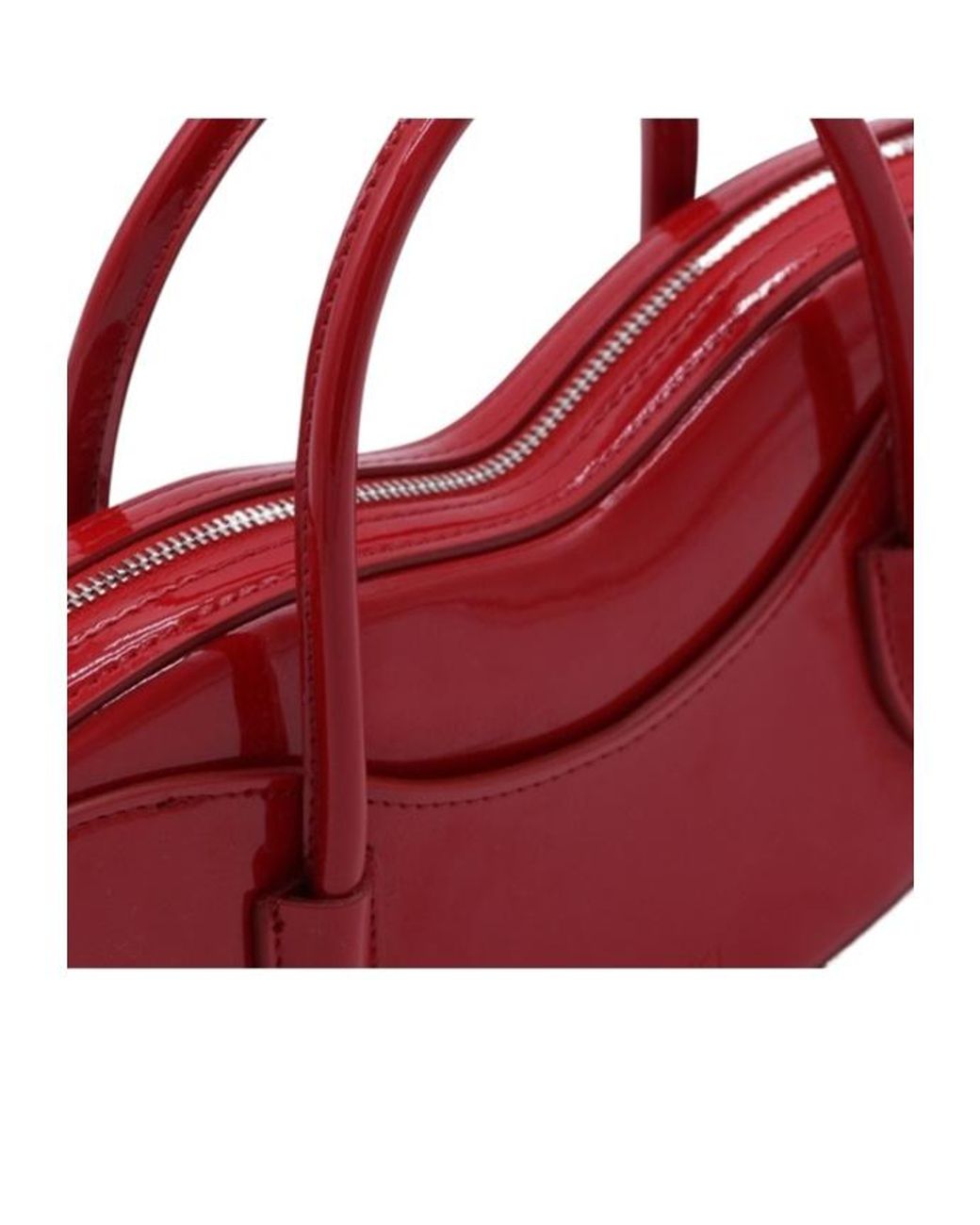Fiorucci Red Sculpted Mini Tote Bag