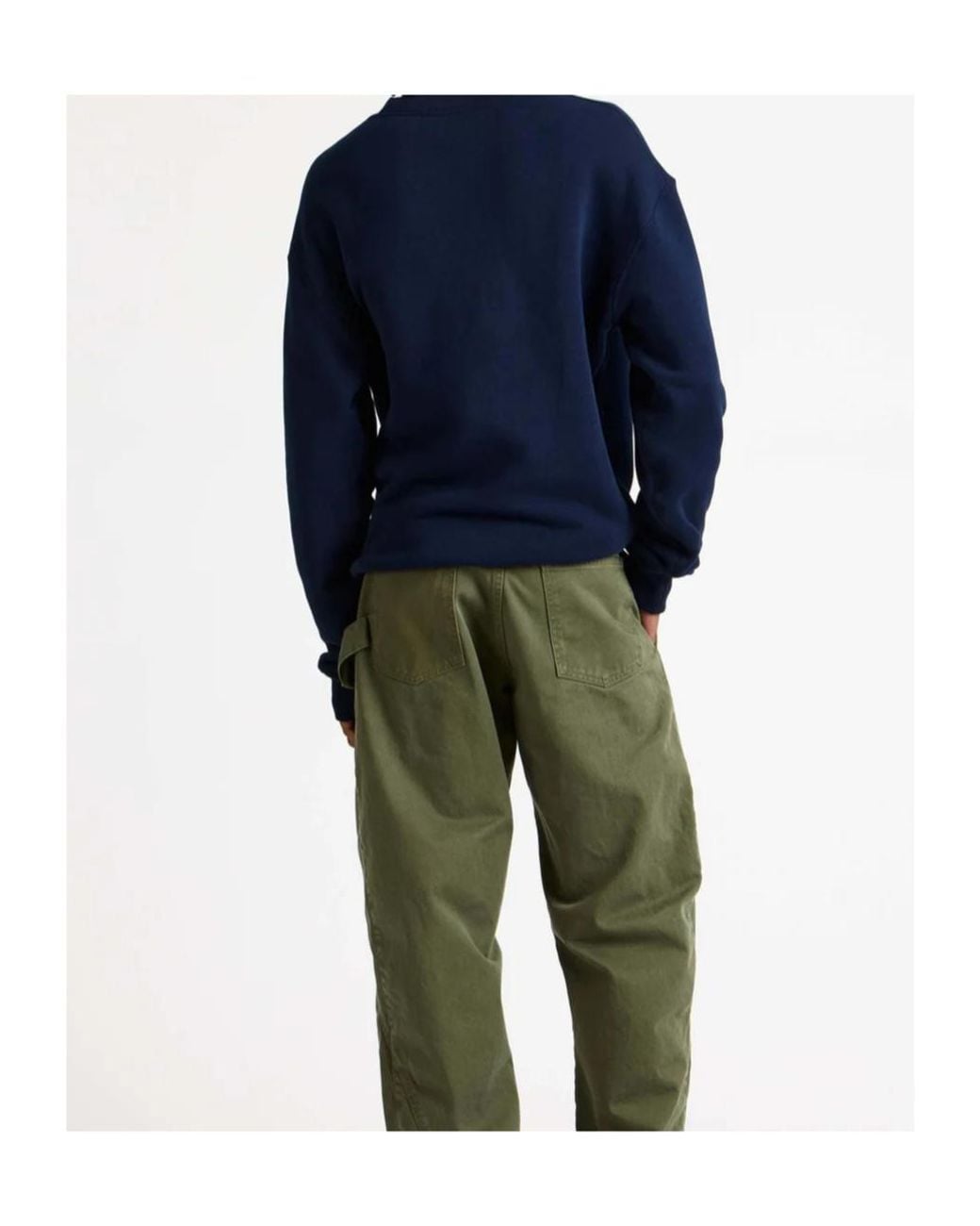 J.W. Anderson Blue Jw Anderson Ribbon Anchor Sweatshirt for men