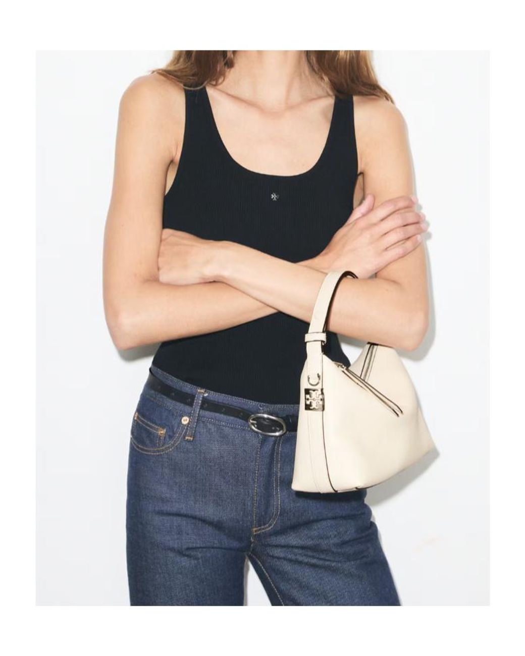 Tory Burch Natural Mellow Shoulder Bag