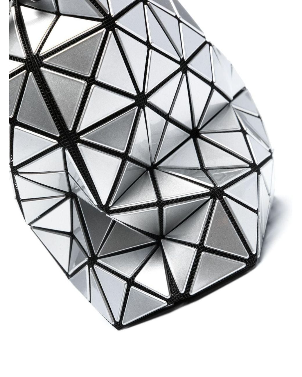 Issey Miyake Gray Drawstring Shoulder Bag