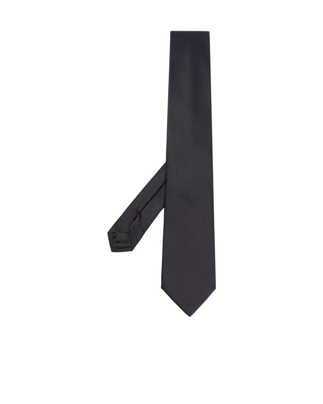Emporio Armani White Patterned-Jacquard Silk Tie for men