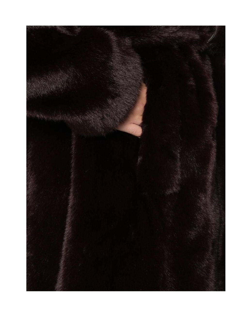 Stand Studio Black Double-Breasted Coat