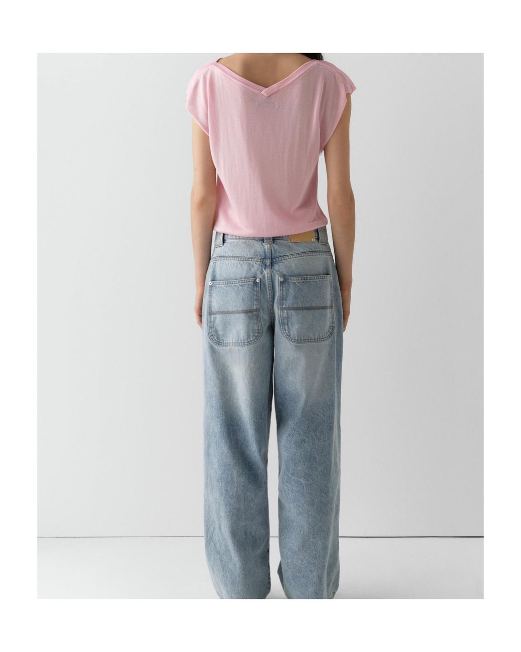 GIMAGUAS Pink Tesa Knitted Top