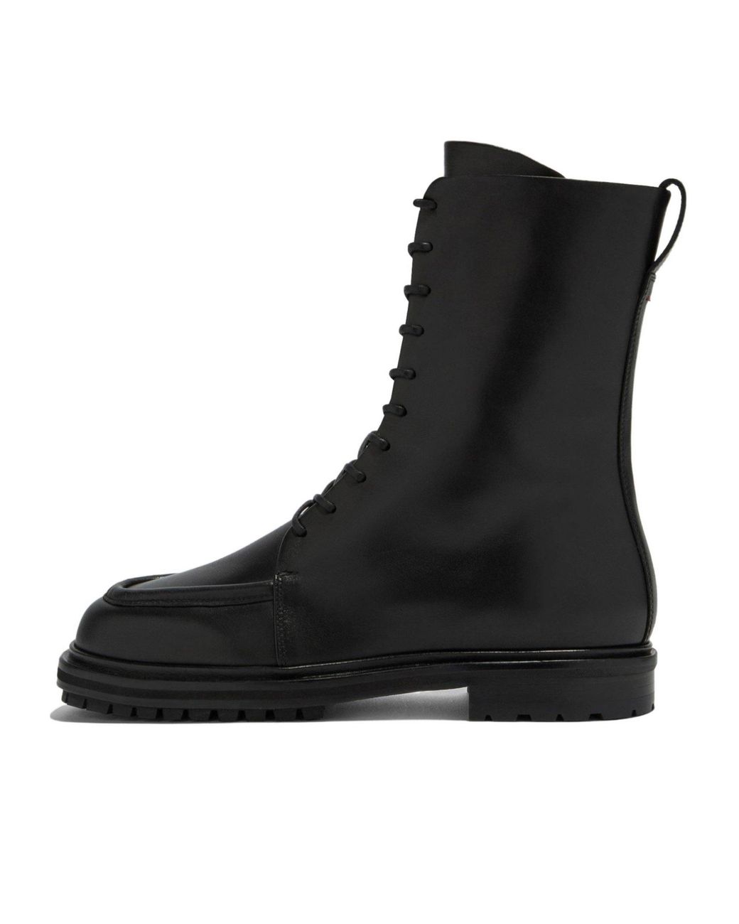 Aeyde Black Tate Boot Ankle Heeled Boots
