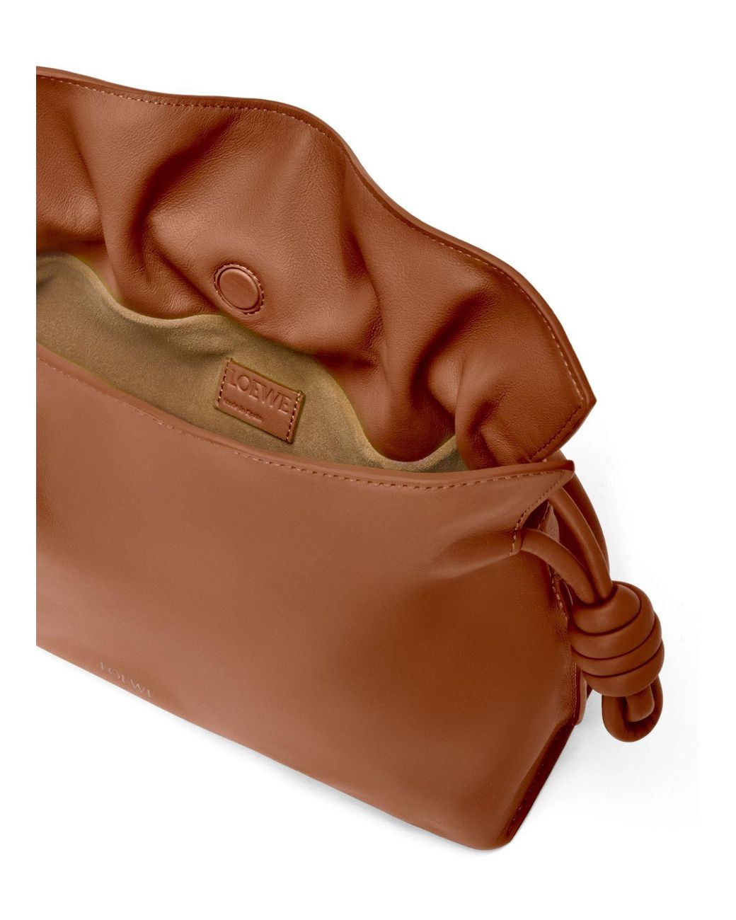 Loewe Brown Medium Flamenco Clutch