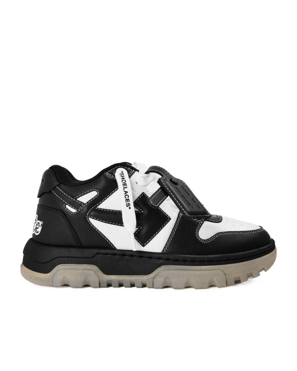 Off-White c/o Virgil Abloh Black Thick-Soled Sneakers for men