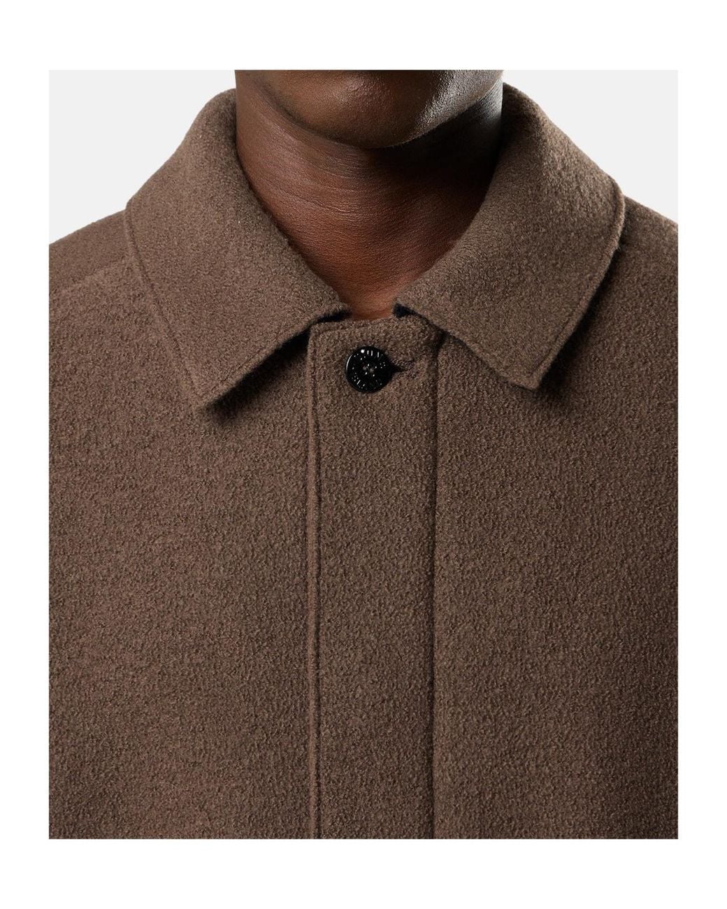 Stone Island Brown Regular-Fit Cardigan With Raglan Sleeves for men