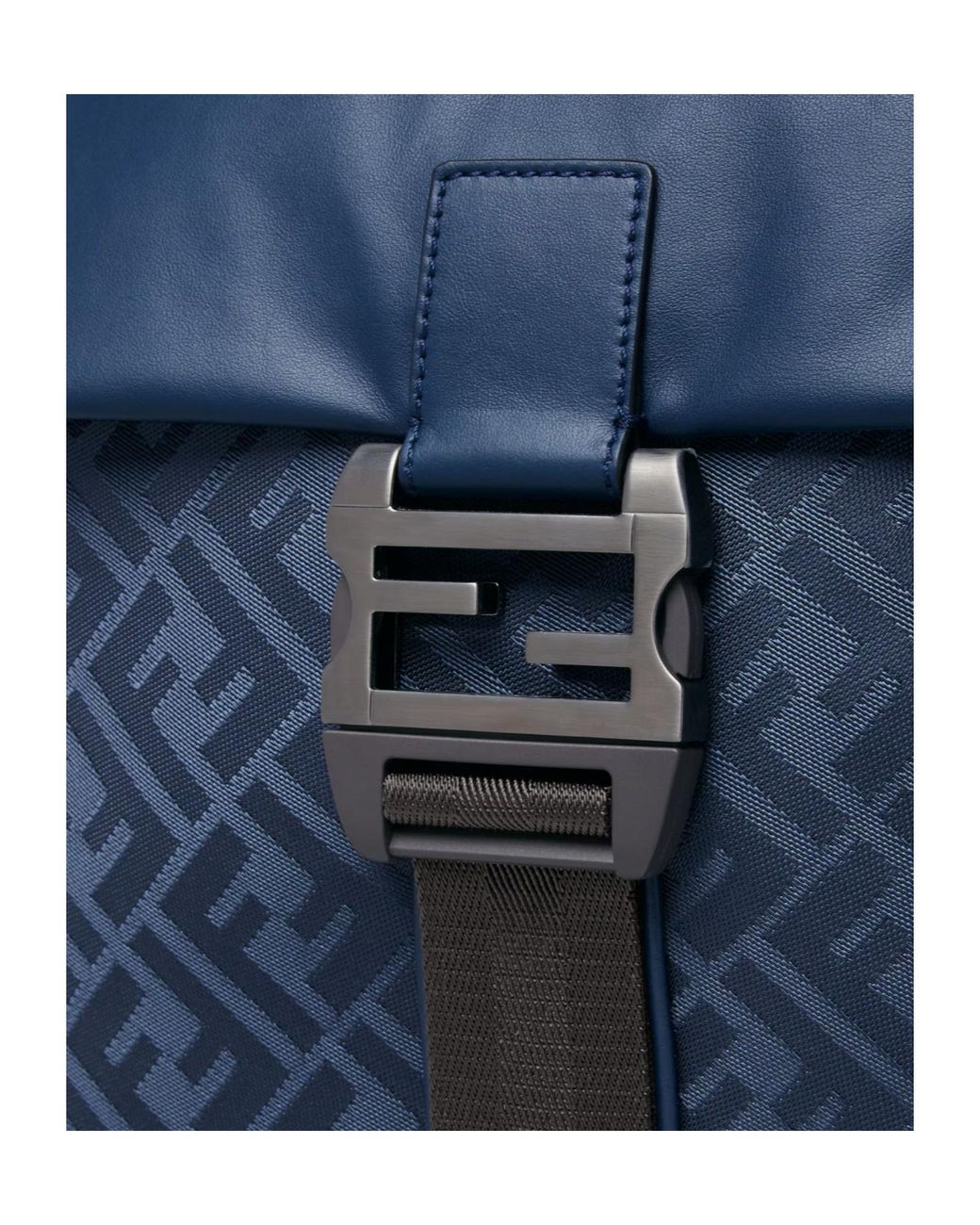Fendi Blue Flux Backpack for men