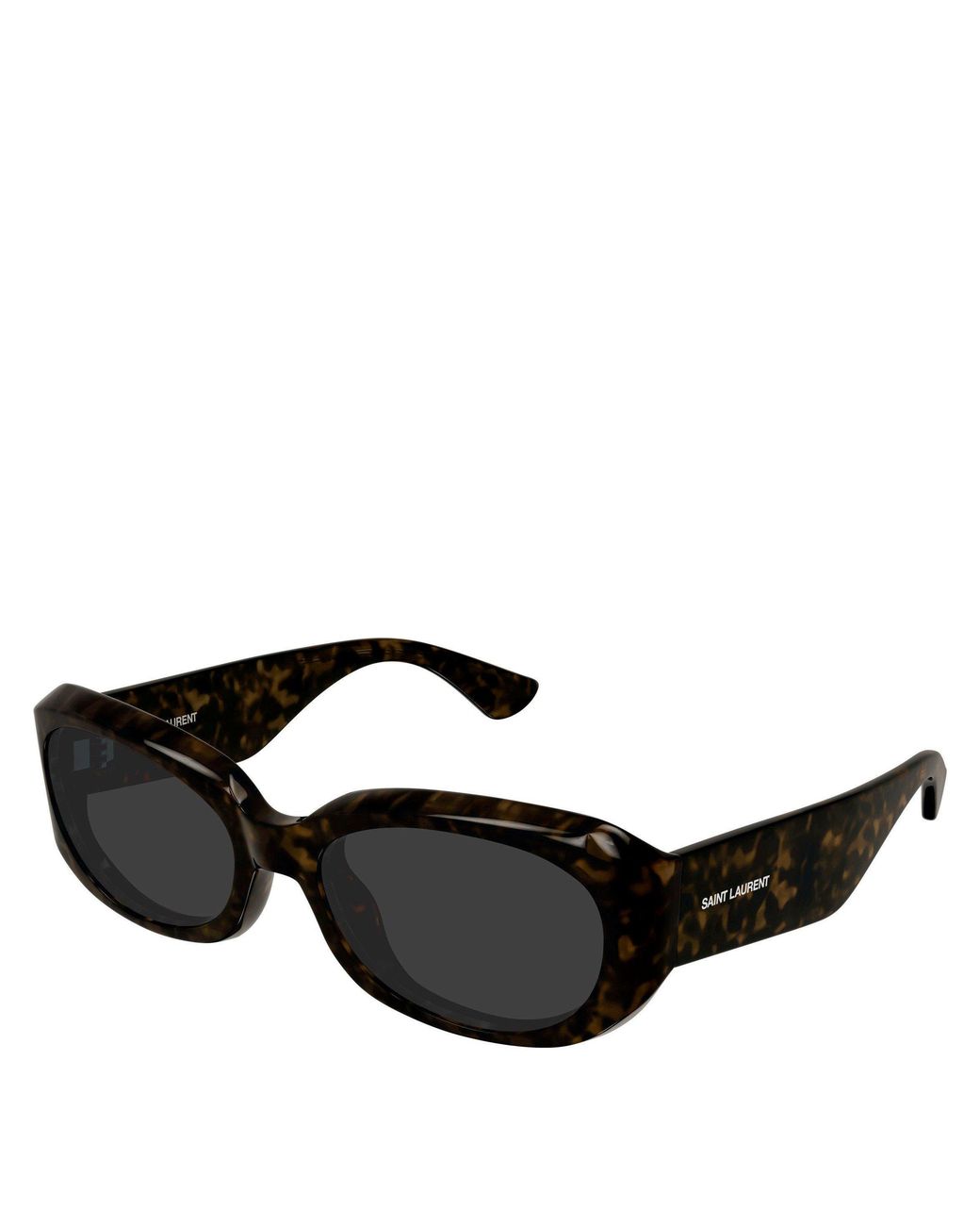 Saint Laurent Black Square-Frame Sunglasses