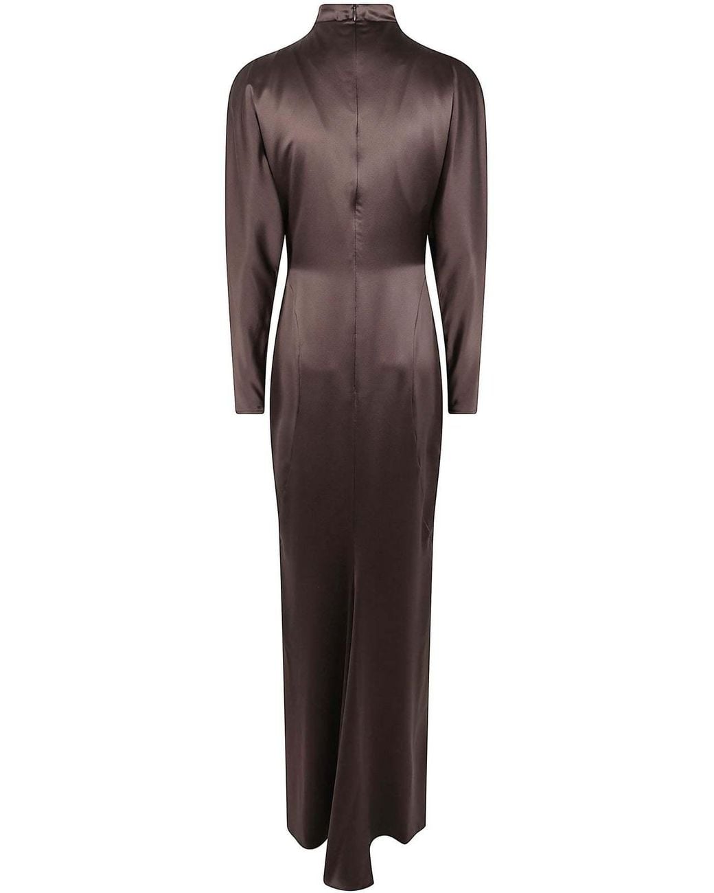 Max Mara Brown Spuma Long Dress