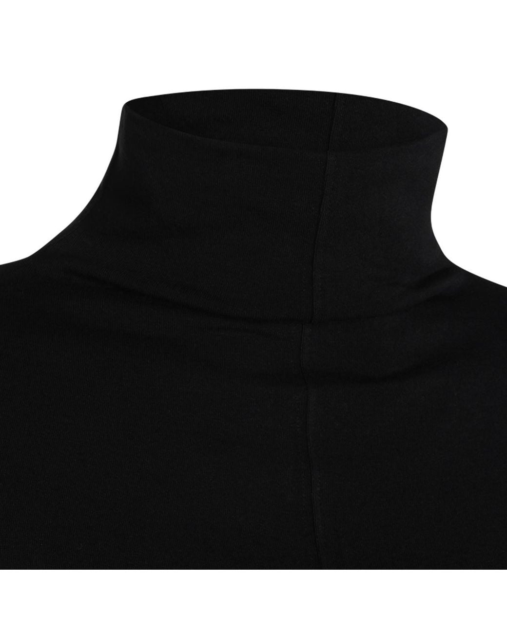 Thom Krom Black Fitted Turtleneck Top for men