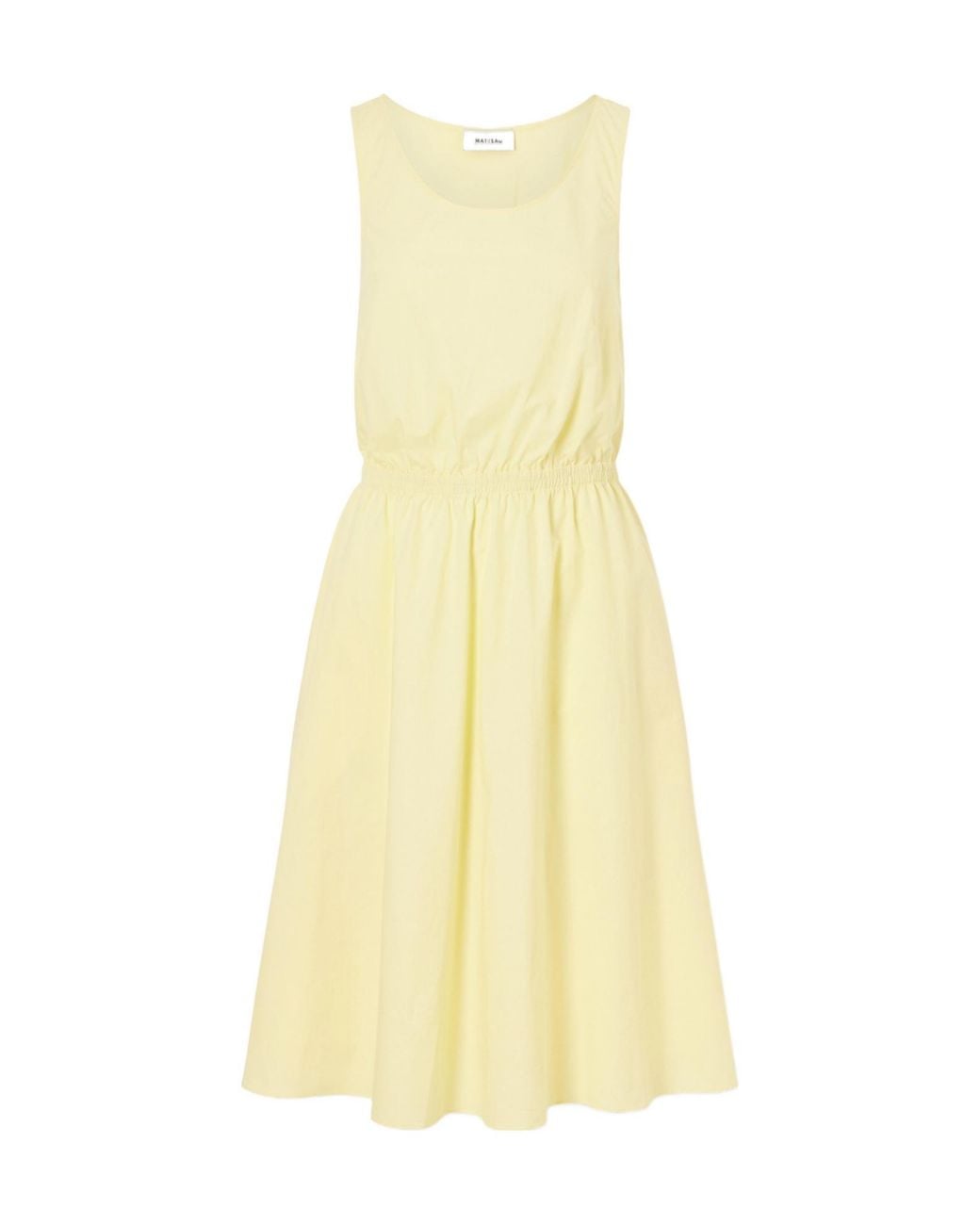Matteau Yellow Organic Cotton-Poplin Dress