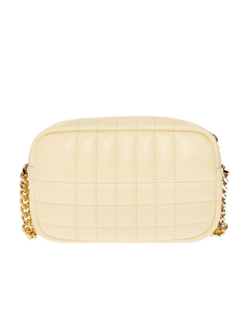 Burberry Natural Mini Lola Quilted Camera Bag