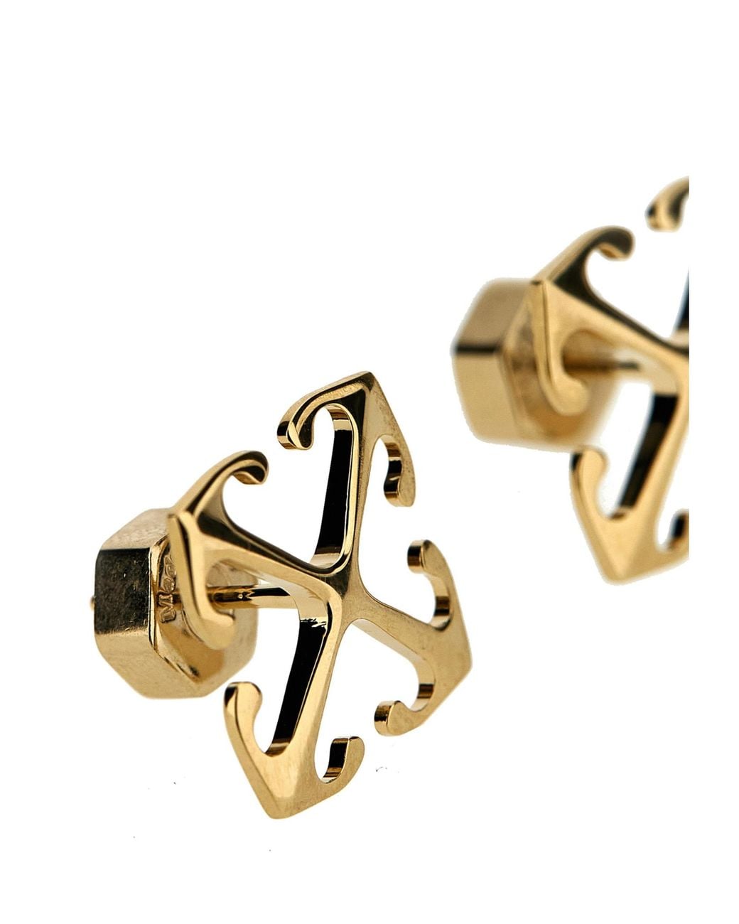 Off-White c/o Virgil Abloh Metallic Mini Arrow Earrings