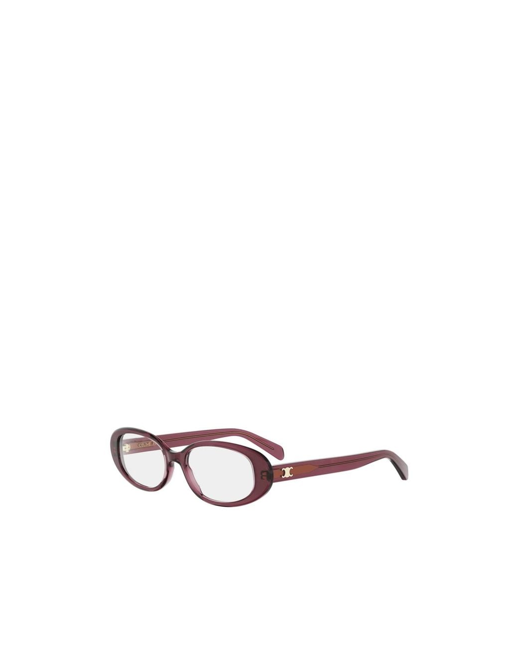 Céline White Full-Frame Non-Prescription Glasses