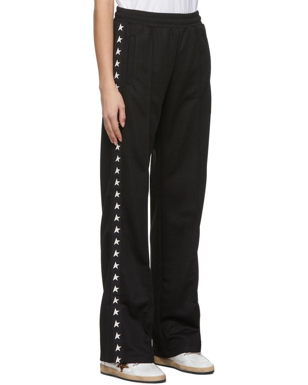 Golden Goose Deluxe Brand Black Star Tape Trackpants