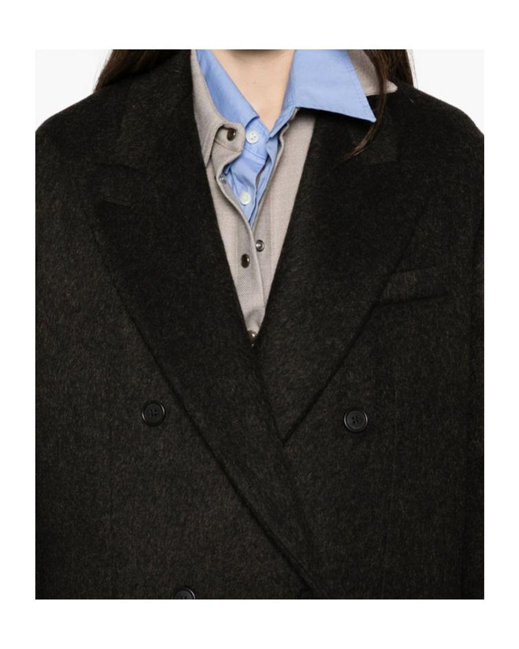 Prada Black Long-Sleeved Coat