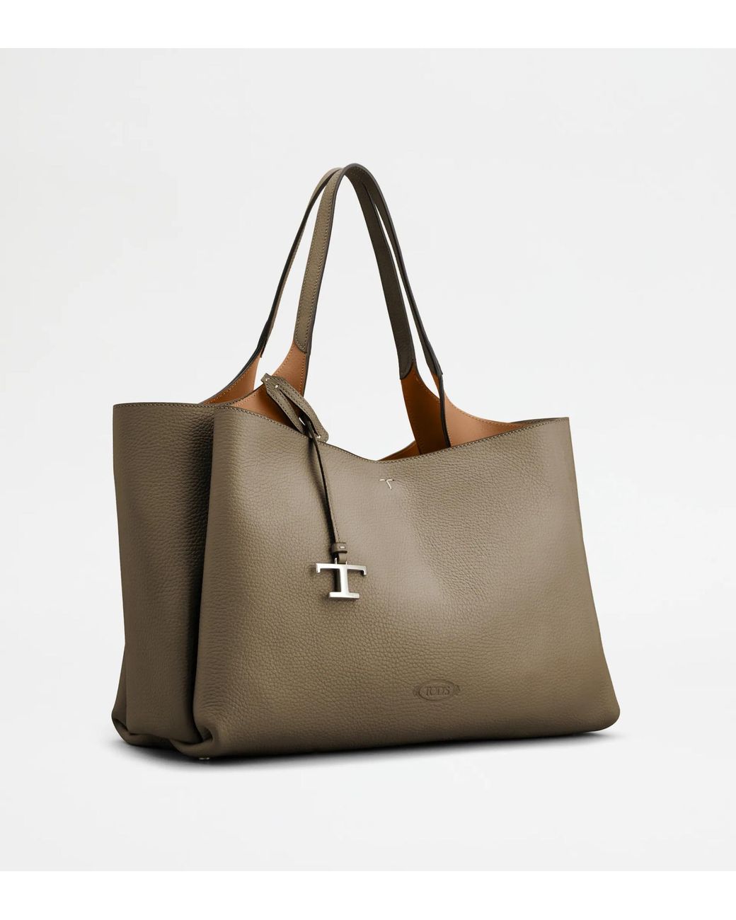 Tod's Brown Double Handle Tote Bag