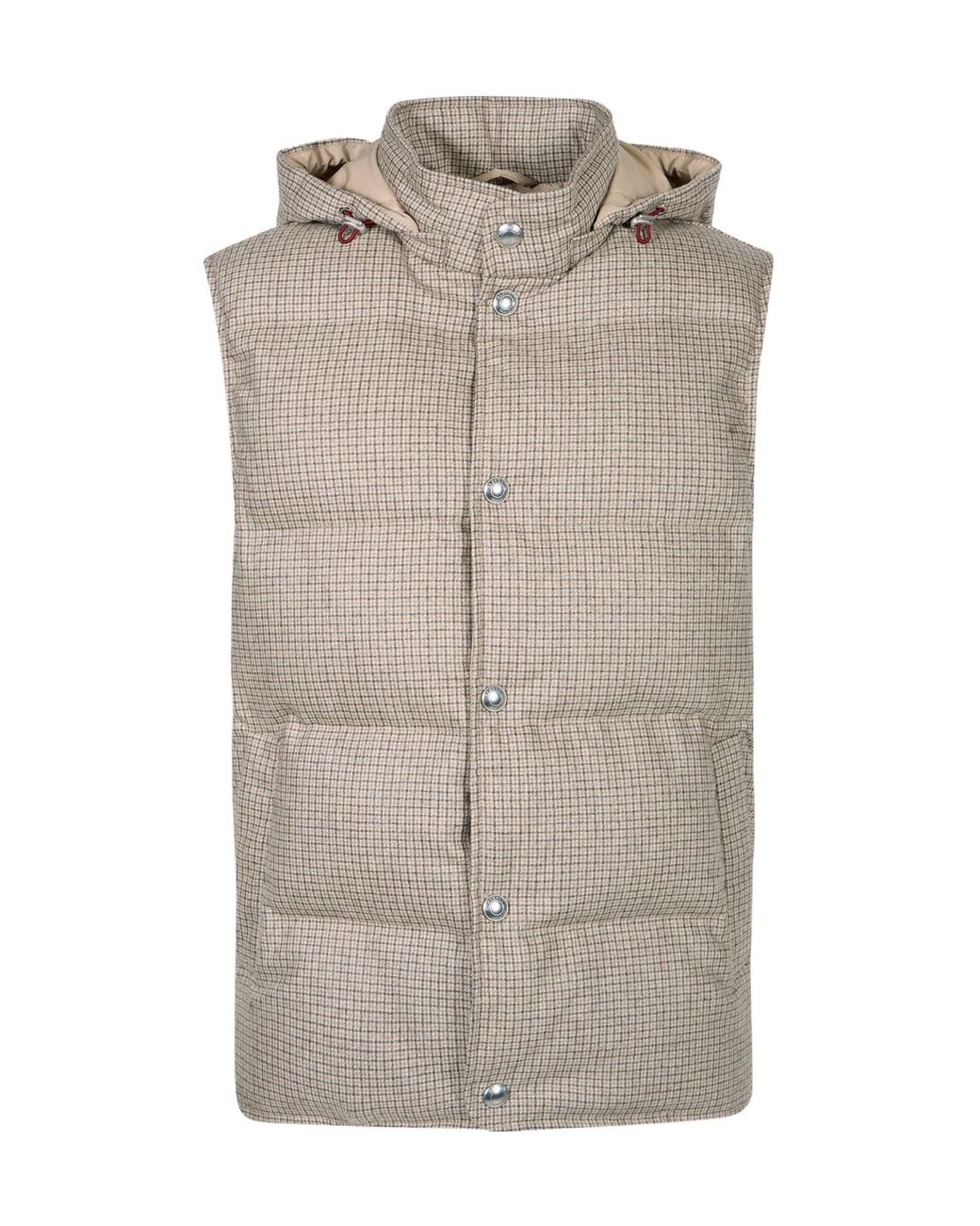 Eleventy Gray Nylon Wool Cashmere Gilet for men