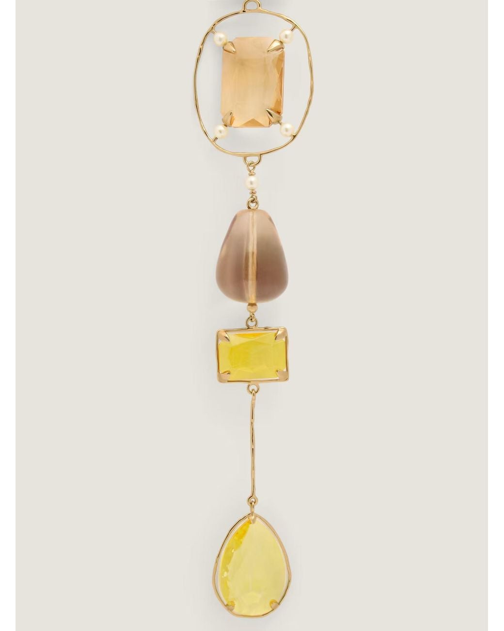 Givenchy White Drop Necklace