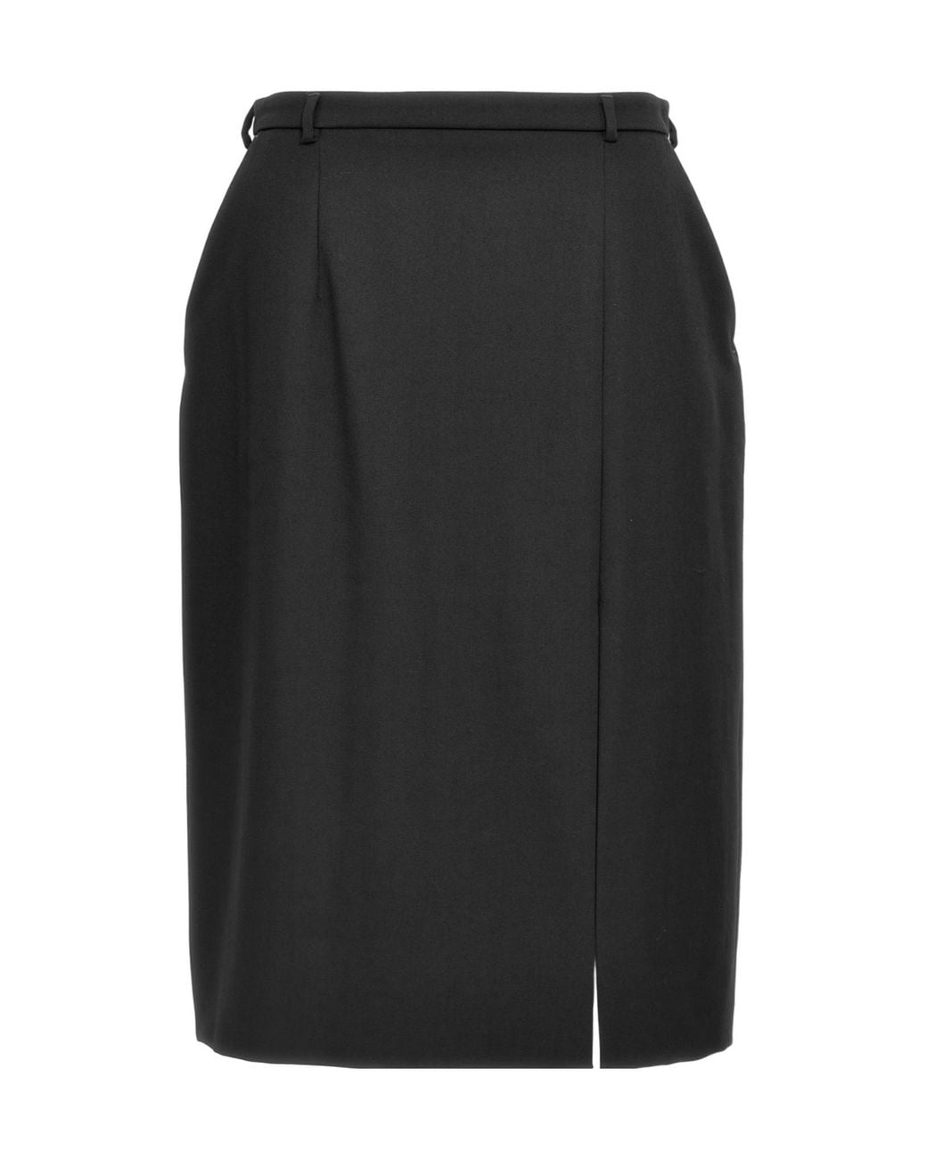 Dolce & Gabbana Black Knee-High Skirt