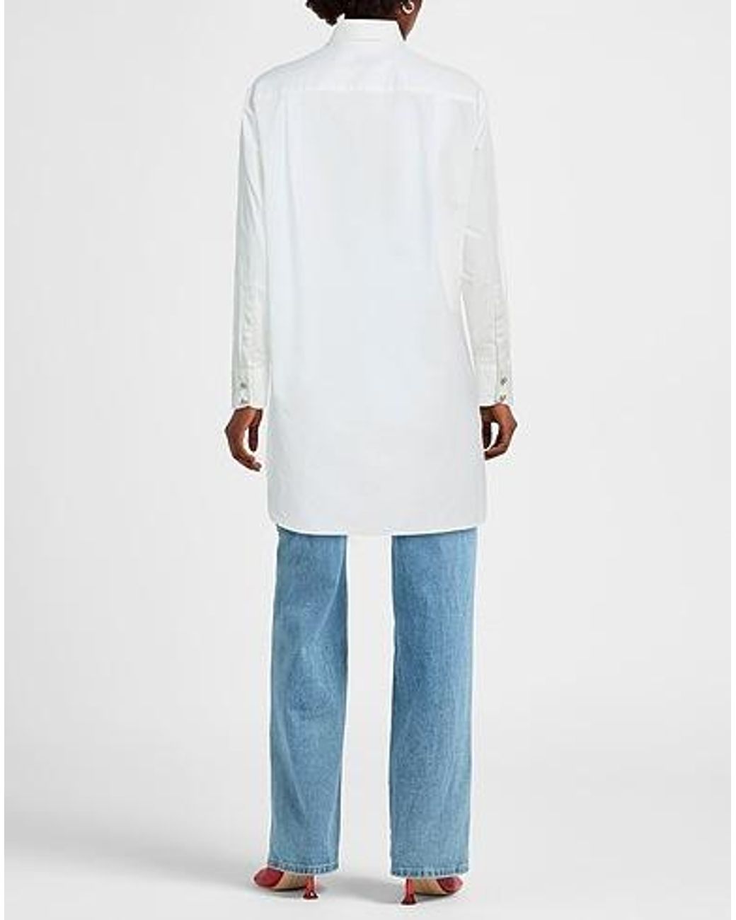 Rag & Bone White Solid-Color Shirt