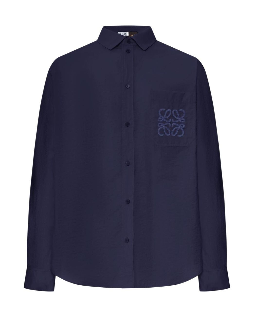 Loewe Blue Long Sleeved Shirt for men