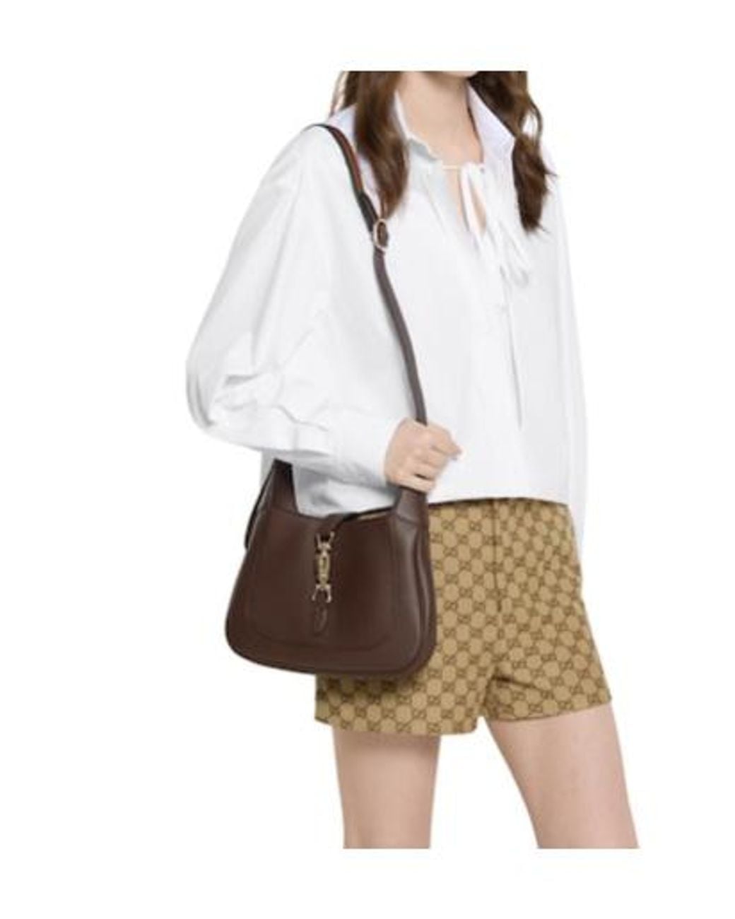 Gucci Brown Jackie 1961 Medium Shoulder Bag