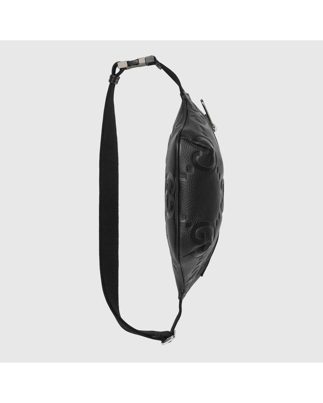 Gucci Black Jumbo Gg Small Belt Bag for men