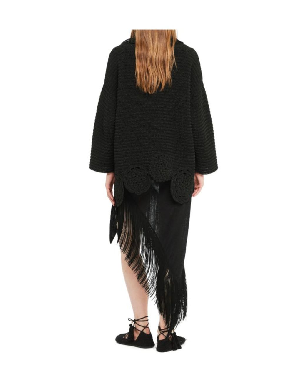 Alanui Black Island Memories Belted Cardigan