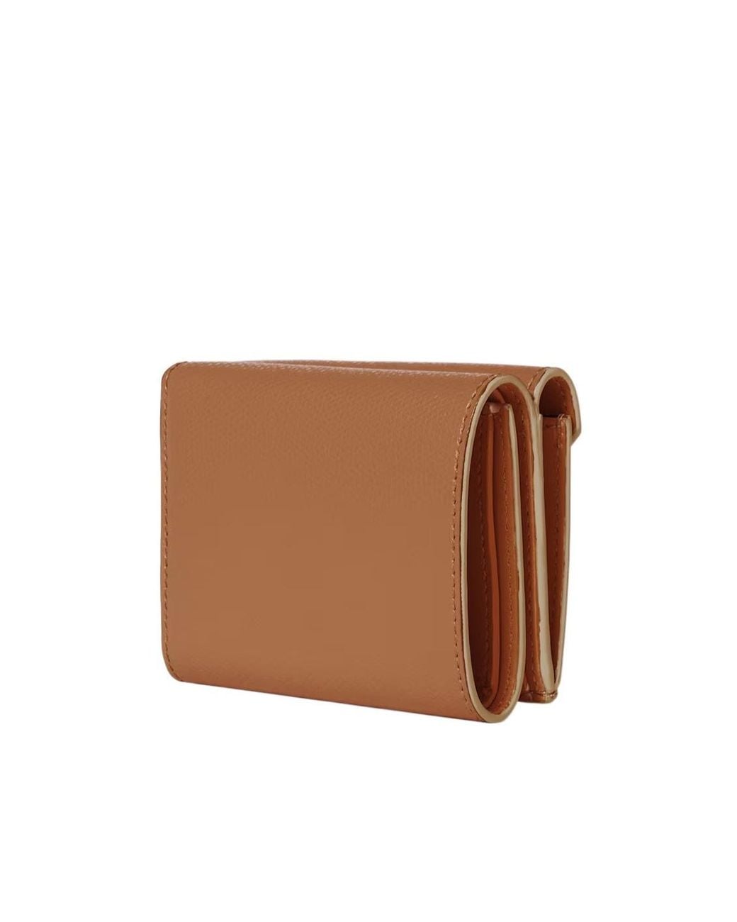 Fendi Brown Ff Diamonds Micro Trifold Wallet