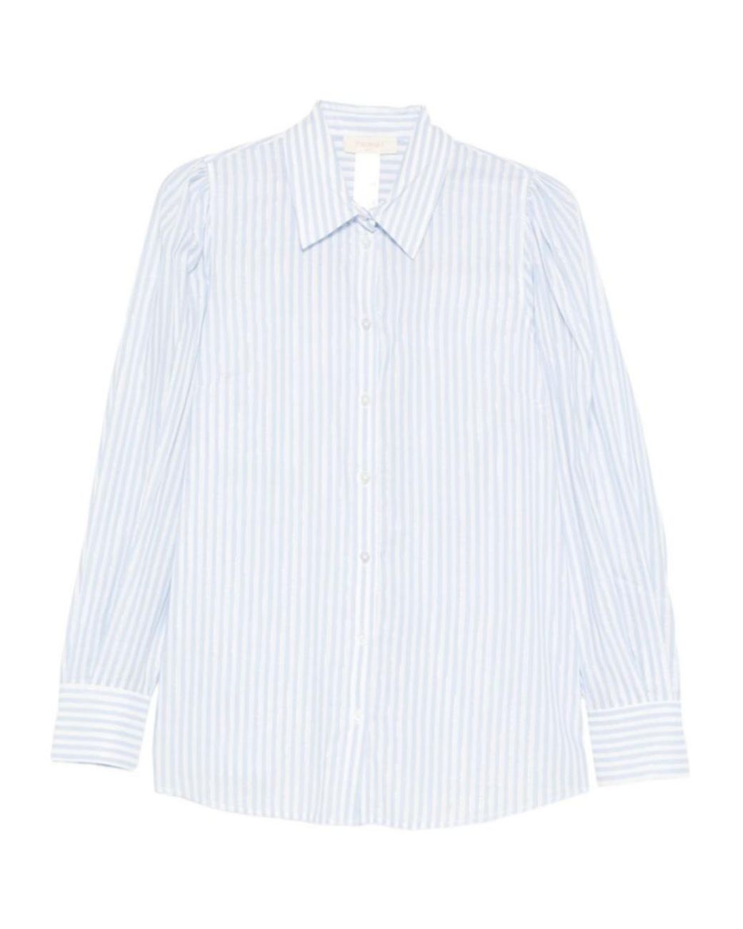 Twinset White Striped-Pattern Shirt