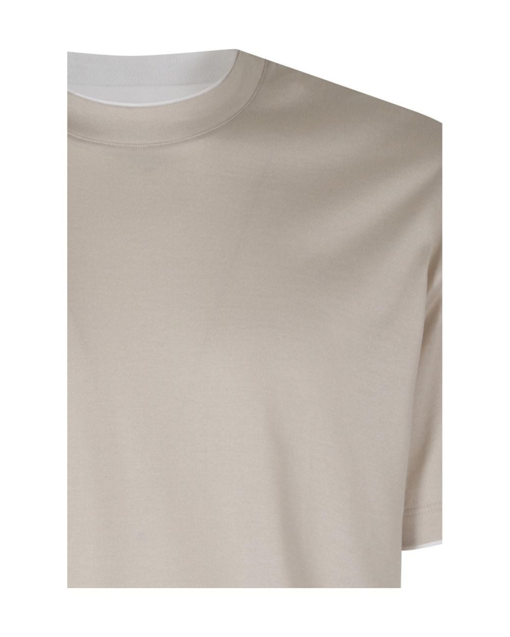 Eleventy White Layered-Effect Short-Sleeve T-Shirt for men
