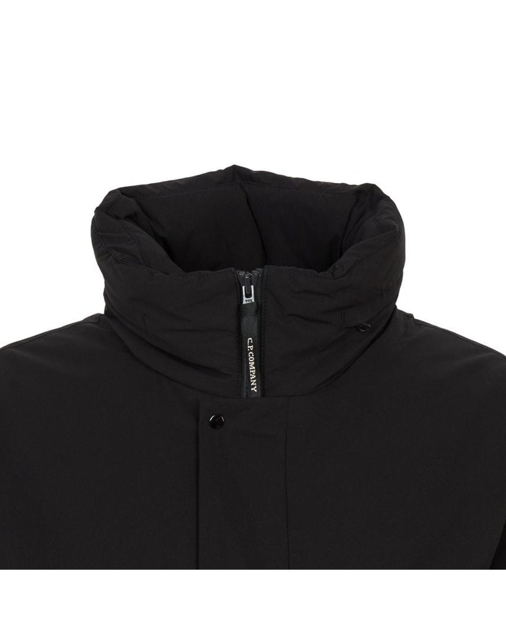 C P Company Black Pro-Tek Hooded Performance Jacket for men