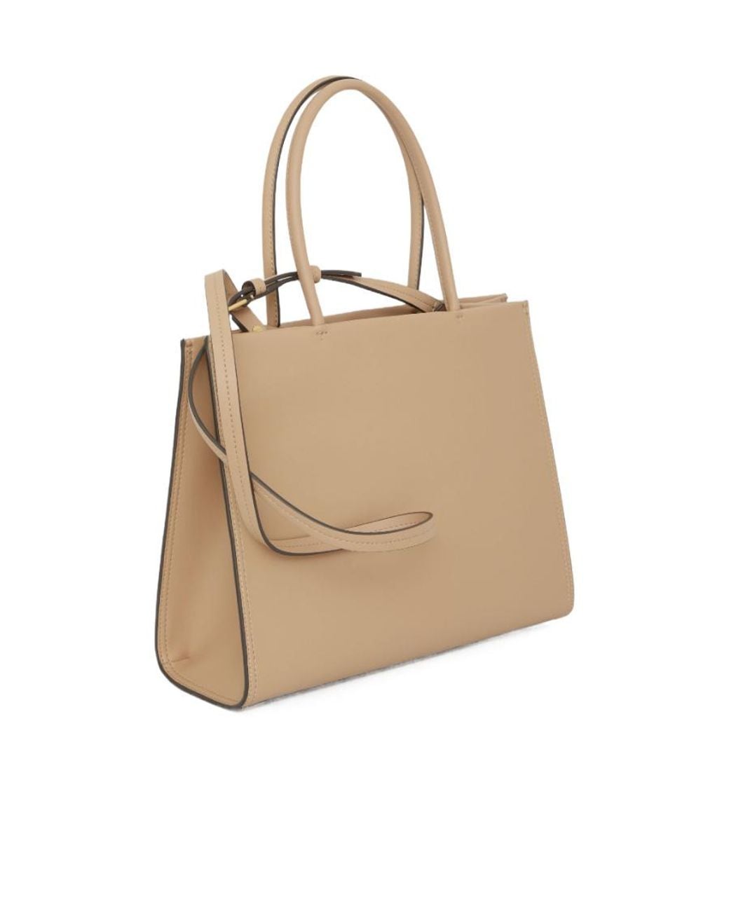 Tory Burch Natural Ella Bio Small Top Handle Bag