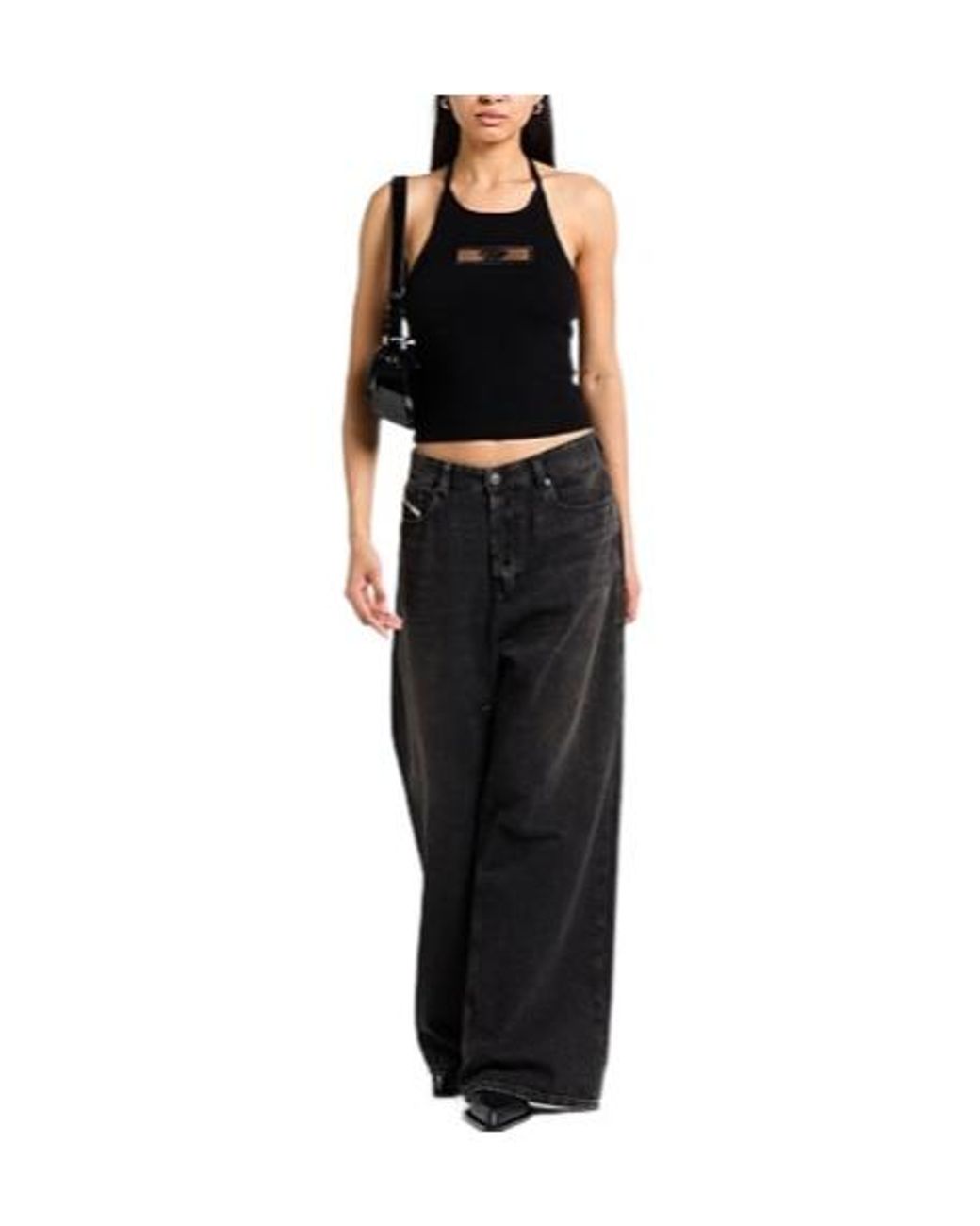 DIESEL Black Halter Top