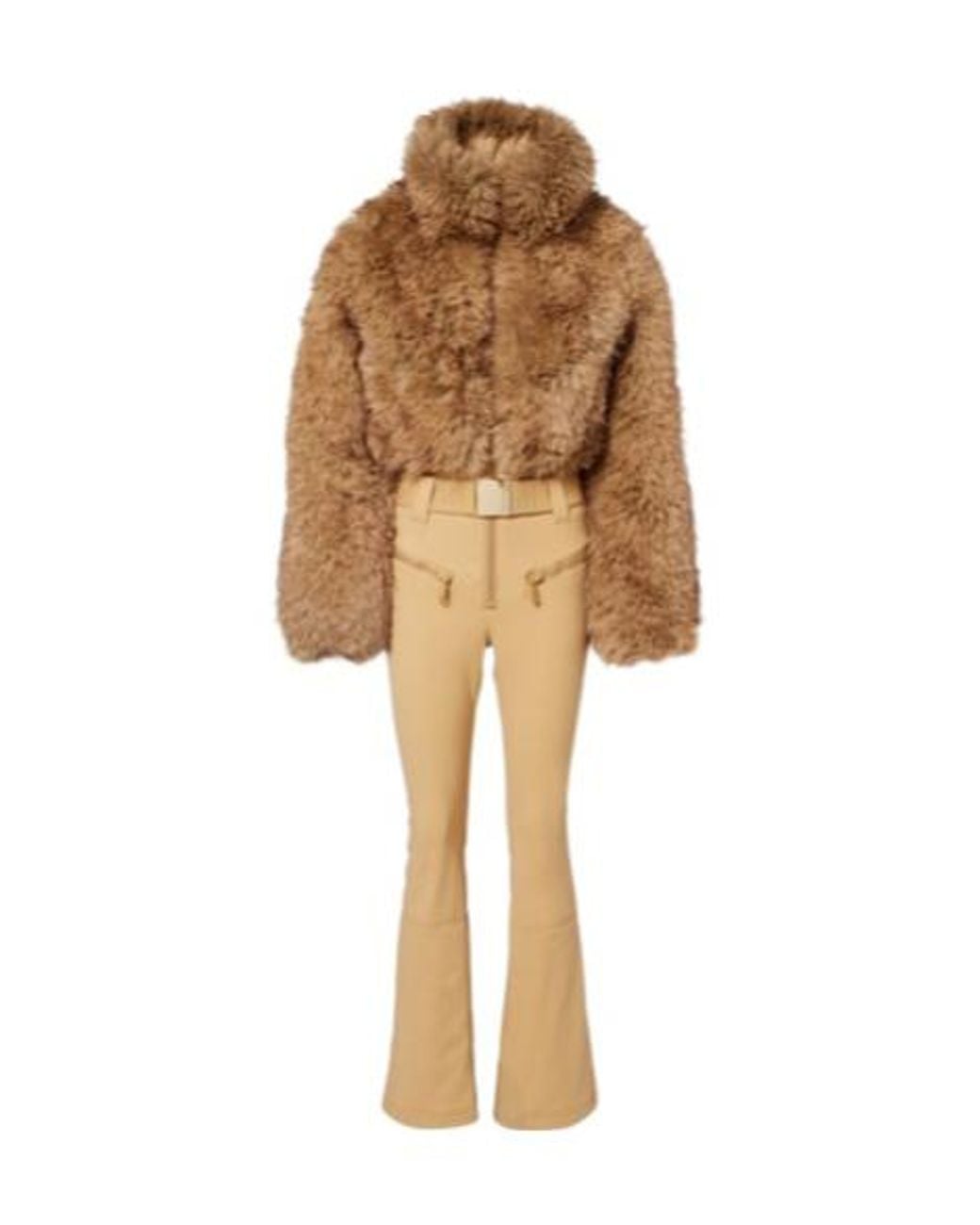 Goldbergh Natural Celessa Lace-Up Onesie Ski Suit
