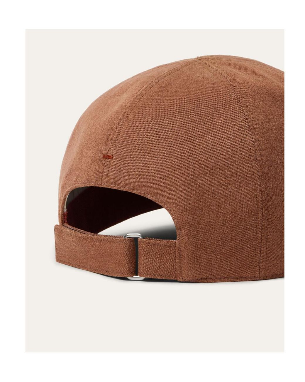 Loro Piana Brown Baseball Cap for men