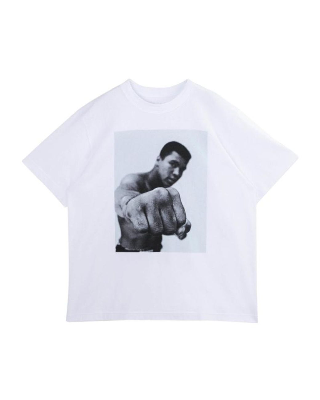 Sacai White Graphic-Print Short-Sleeves T-Shirt for men